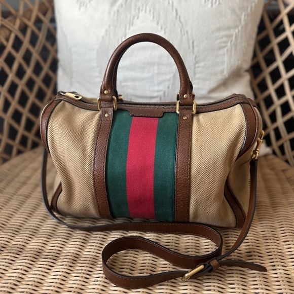 GUCCI Supreme Boston Bag / Crossbody - Picture 7 of 15